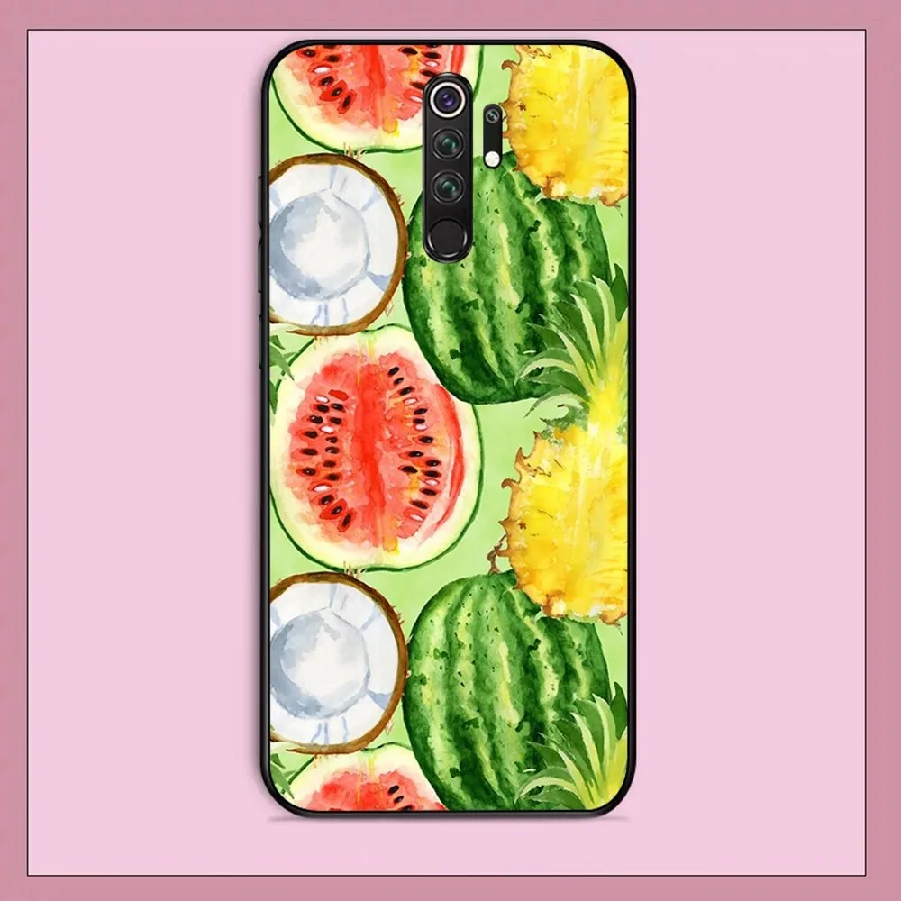 Summer Pineapple Fruit Food Watermelon Phone Case For Redmi Note 4 X 5 A 6 7 8 Pro T 9 Pro 9S 10 Pro 11 Pro 11S 11Epro PocoM3pro