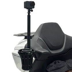 Panical Selfie stick Recorder Sports Camera Stand Extension Trunk Left Right Side Bracket For Honda Gold Wing GL1800 2018-2024