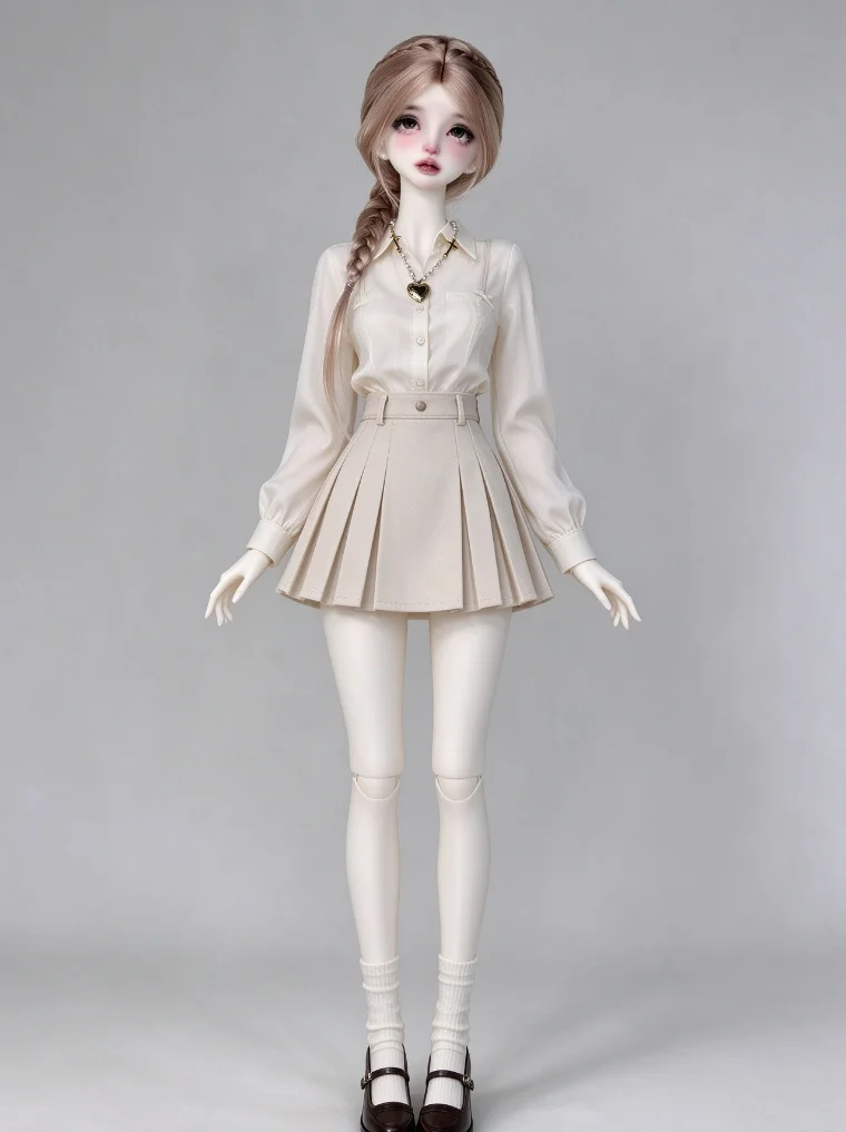 Wigs doll Wig BJD Accessories Doll Hair, Side Braided BJD Wig 1/4 BJD Doll Hair 1 Piece Free Shipping