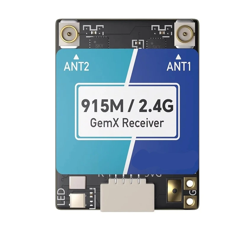 Best-1Pc ELRS 915M/2.4G Gemx Gemini ثنائي التردد استقبال FPV كروس الطائرات
