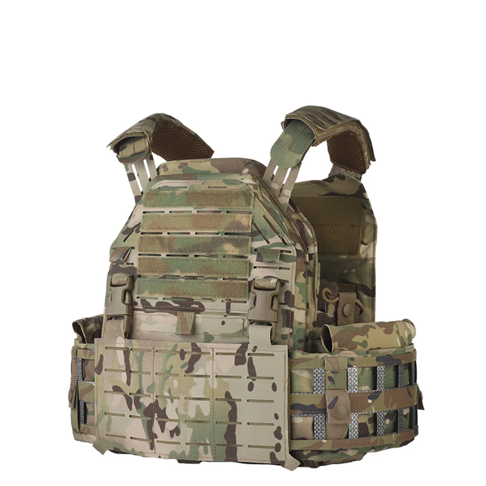 Kamizelka taktyczna LG4 Plate Carrier Airsoft kamizelka ochronna cięcie laserowe modułowa kamizelka MOLLE