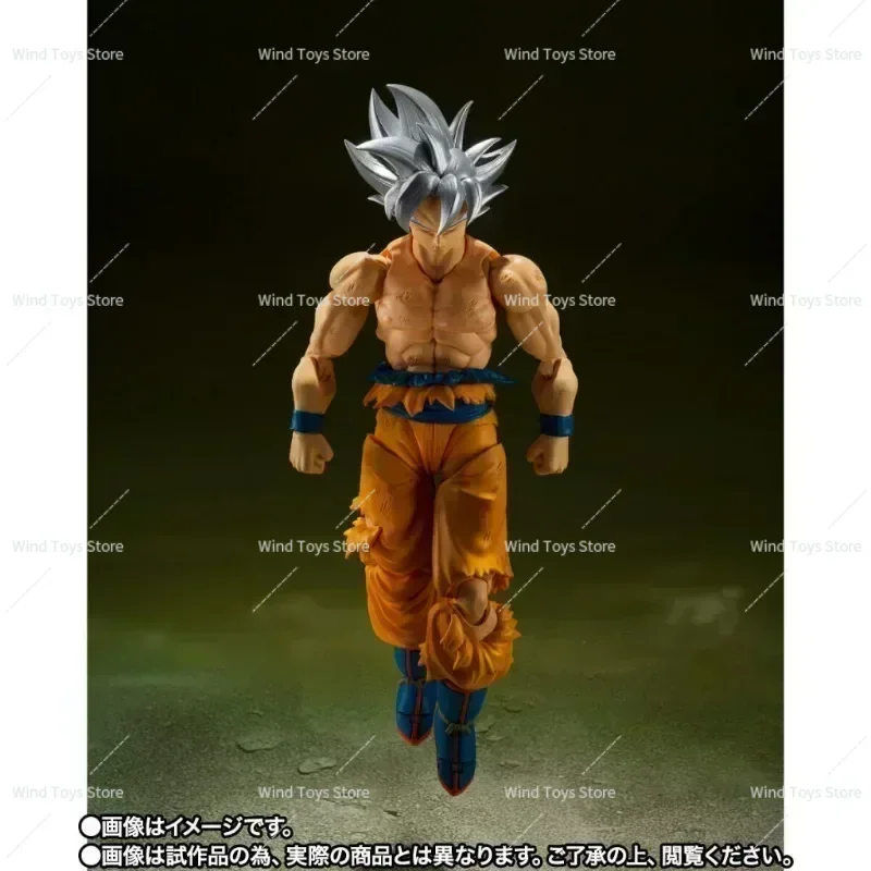 Bandai-Figura originale di Dragon Ball Z, SHFiguarts, Son Goku Ultra Instinct, Toyota Edition, Super Saiyan Ultra Instinct VJ30