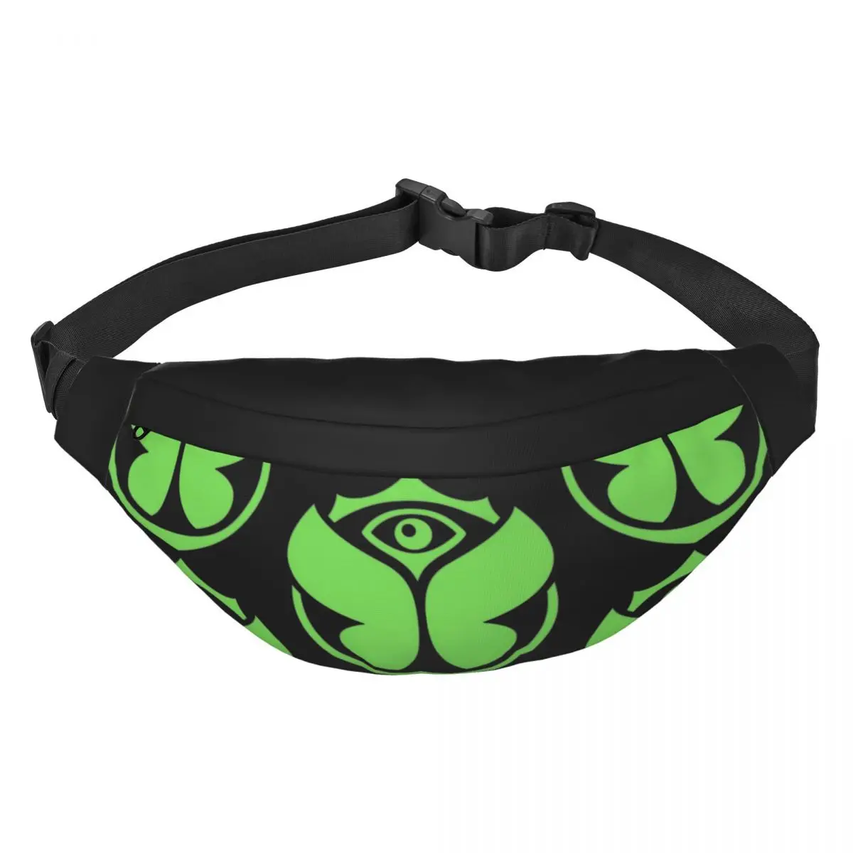 Green Tomorrowland-riñonera multifunción Unisex, bolso cruzado de pecho, paquete de cintura de viaje corto