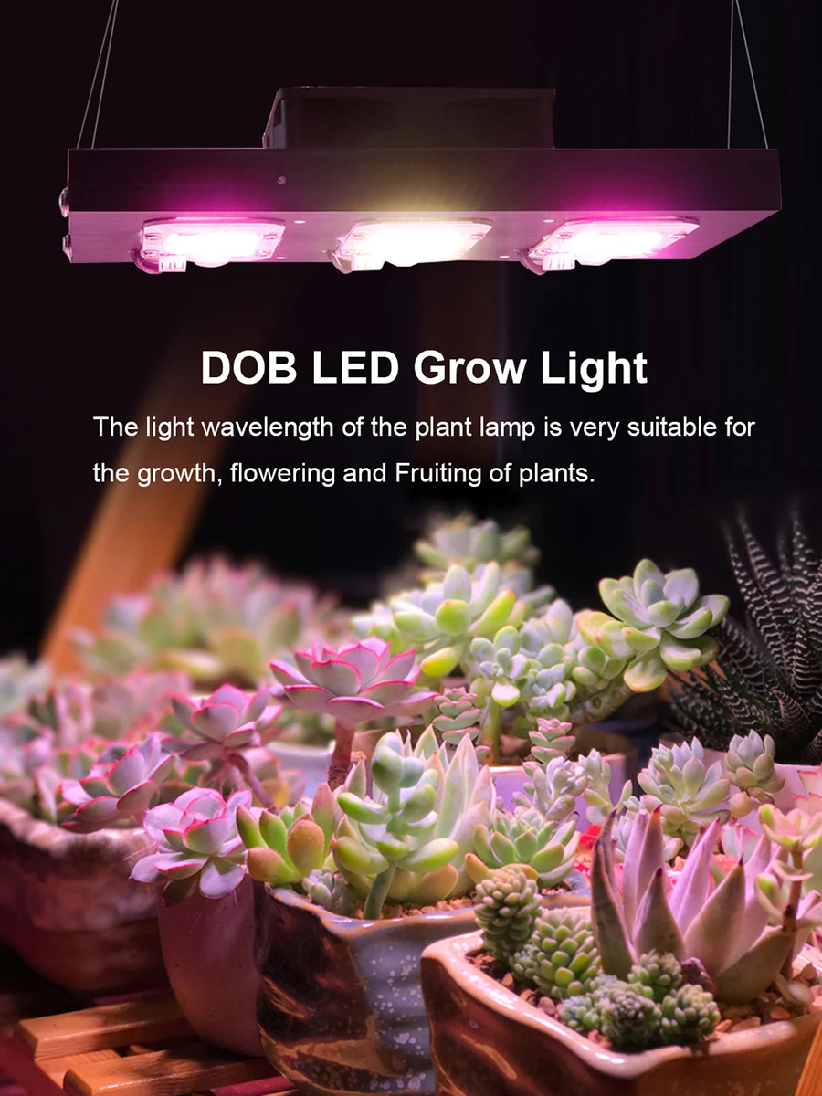 Hydroponics Full Spectrum LED Grow Light 1500W 2000W LED Phyto Lamp for Indoor Plants Flowers Greenhouse Seedlings Growth Light