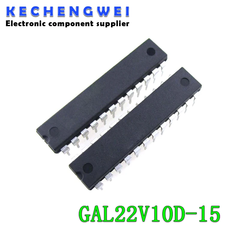 10pcs/lot GAL22V10D-15QP GAL22V10D-15LP GAL22V10D GAL22V10 DIP-24 In Stock IC