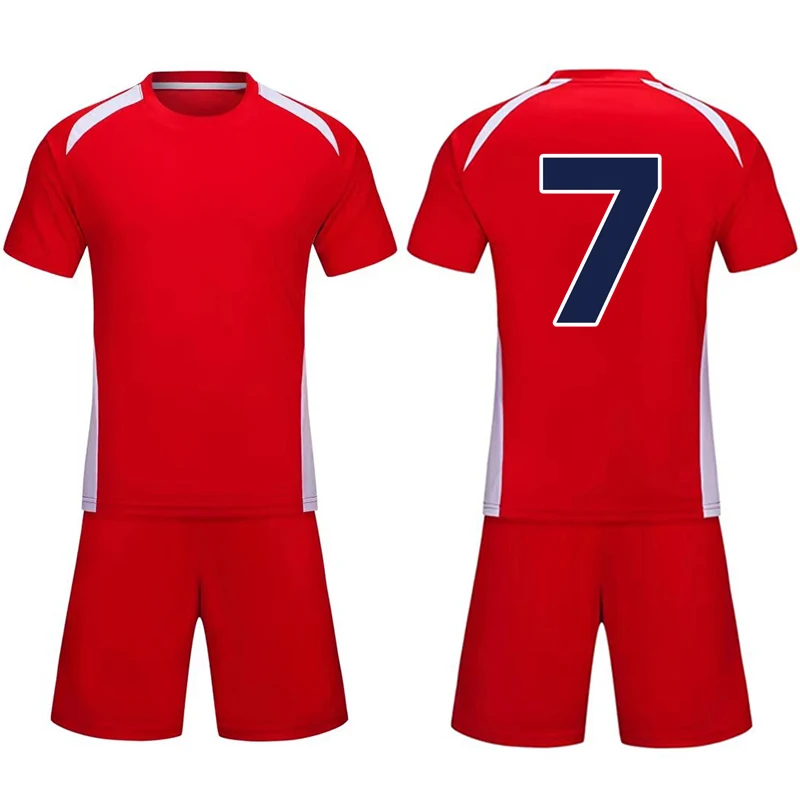 Nuovi kit da calcio per bambini 2 pezzi maniche corte per bambini allenamento giovanile e competizione per bambini maglia da calcio Jearsey Shirt