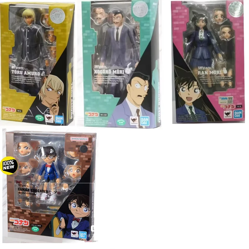 Bandai Genuine Original SHF DETECTIVE CONAN SERIES   Action Figure Toys For Boys Girls Kids Christmas Gift Collectible Model