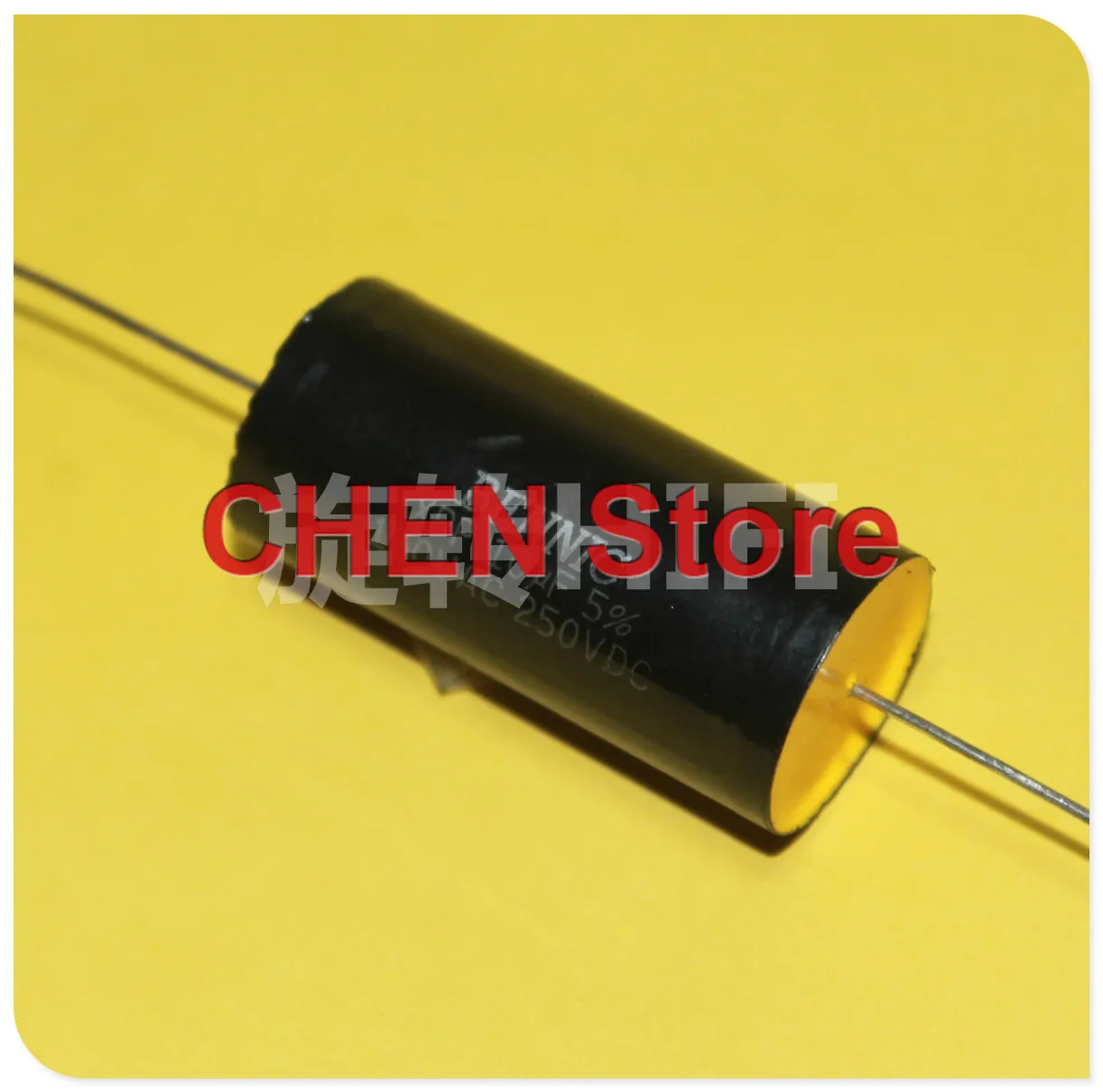 2PCS NEW BENNIC XPP 10UF 250V 25X46MM 5% axial film capacitor 10UF/250V 106 160VAC Axial nonpolar capacitance Black gold 10u