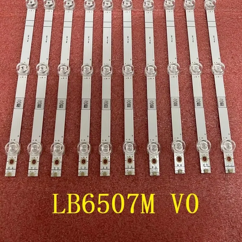 Striscia di retroilluminazione a LED per Hisense H65B7100IL 65R6E1 65R7E1 LB6507M V0 65H6570F 65H6510G H65B7100 H65B7300 HE659XH HD650V1U71-T0L1B