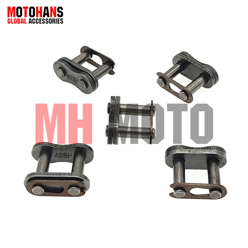 

2PC 428H CHAIN CONNECTION MASTER LINKS CHAIN CONNECTOR JOINT CLIP LOCK MOTORCYCLE ACCESSORIES FOR ATV DIRT BIKE MOTORCYCLE PARTS