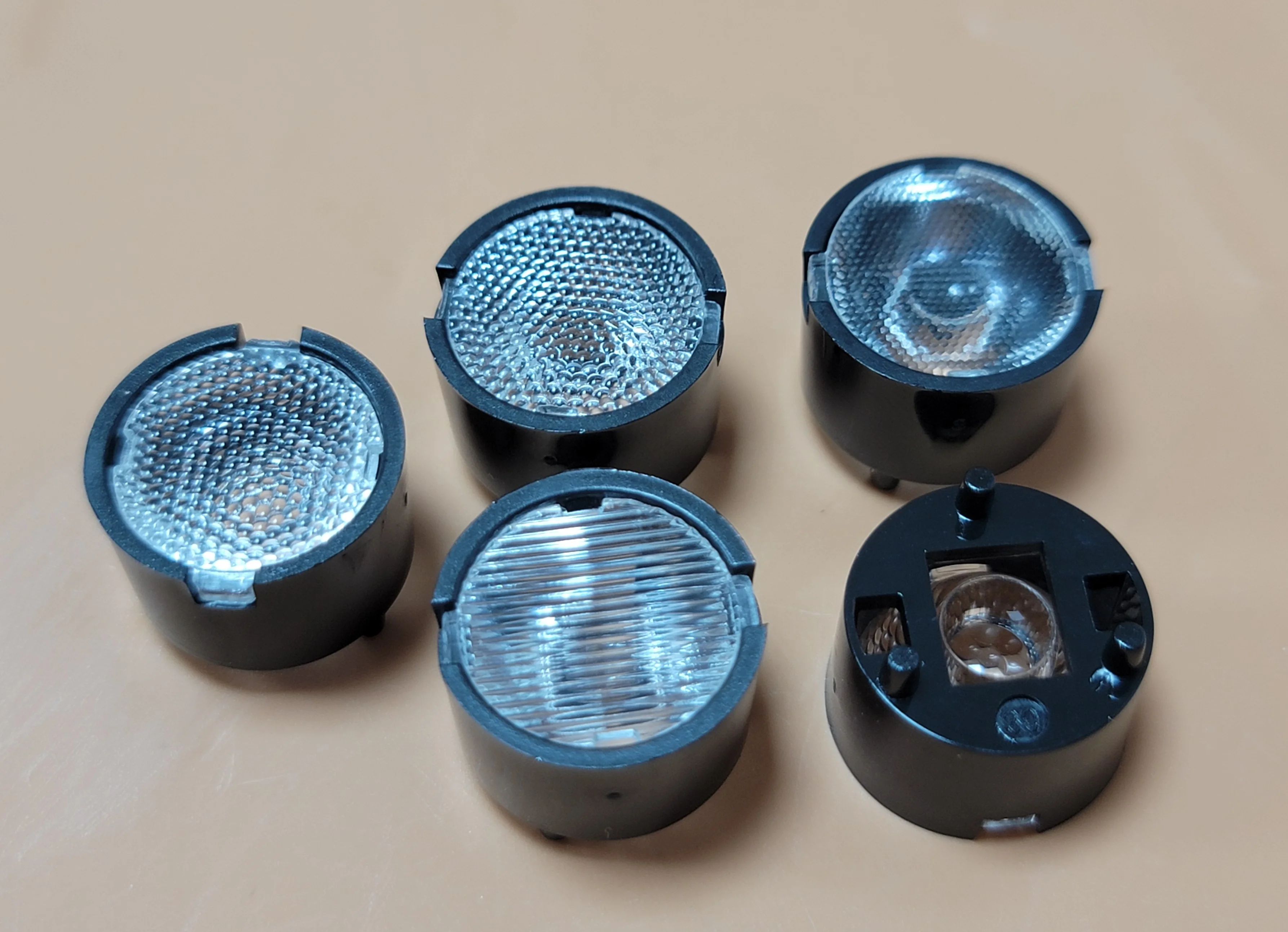 

OSR lens With stent Diameter 16mm 30 45 60 90 and 10*65 degrees lenses,6070 LED lens