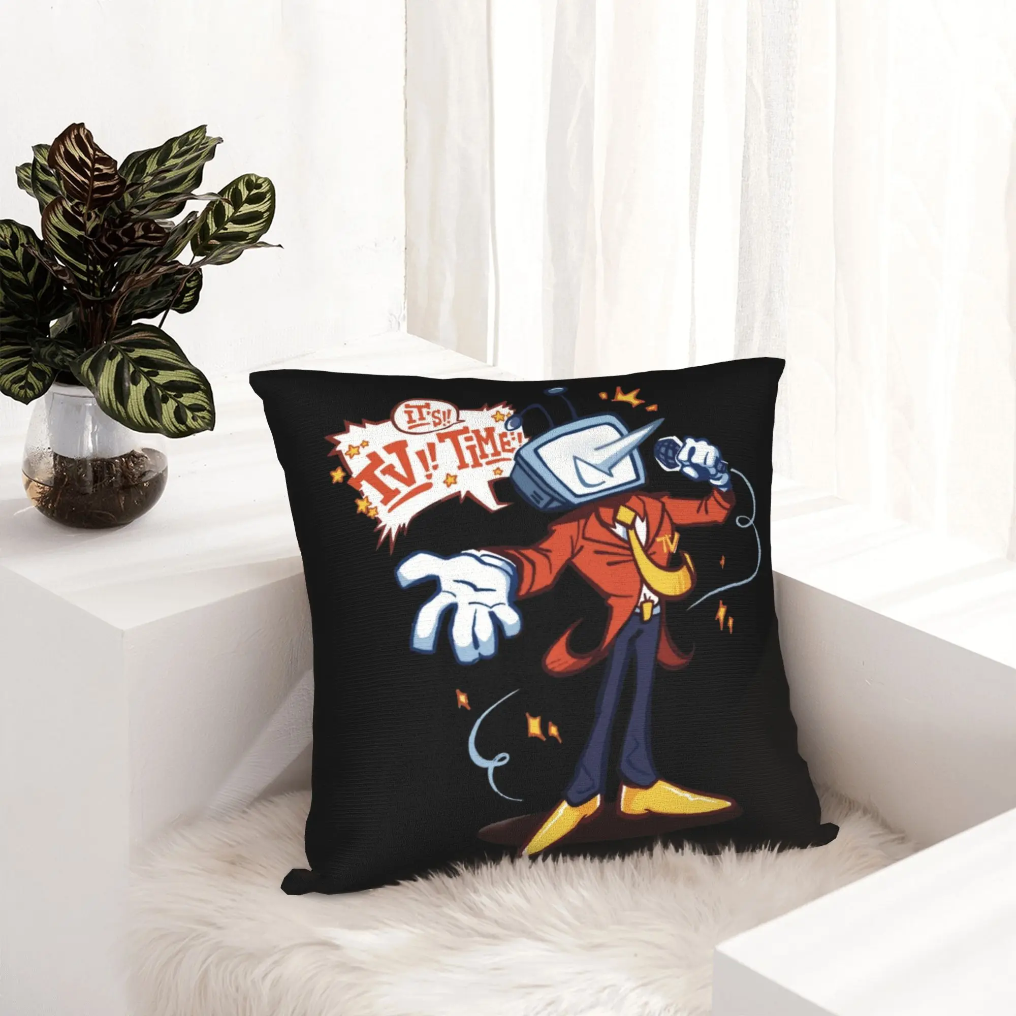 Deltarunes Tenna Pillowcase Printed Cushion Cover Decor  Pillow Case Cover Home Square