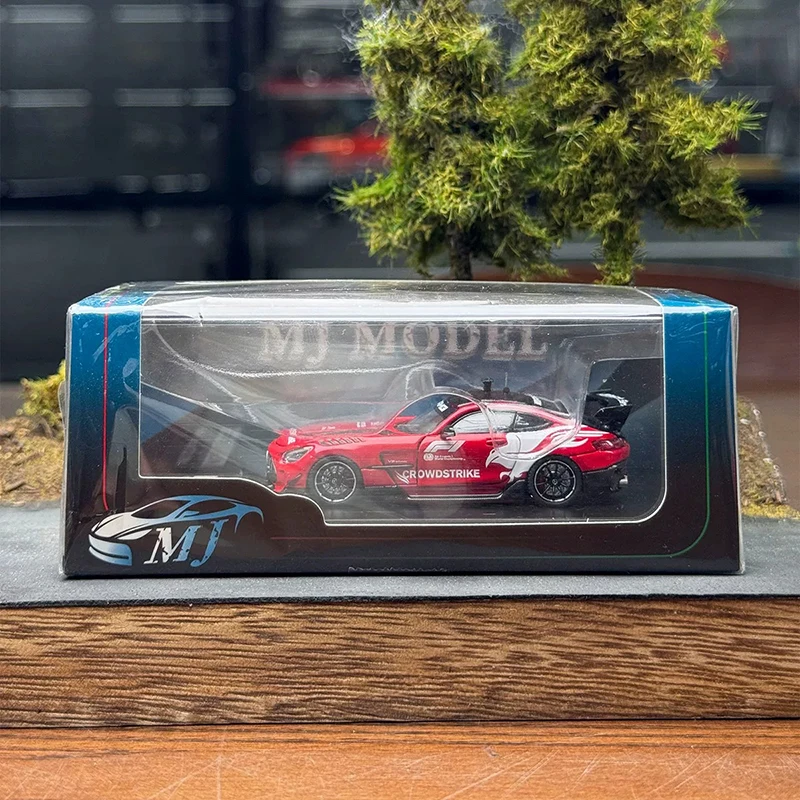 

MJ 1:64 Scale GT Black Series F1 Alloy Simulation Car Model Static Collection Decorated Holiday Gifts Toys Souvenir Gift