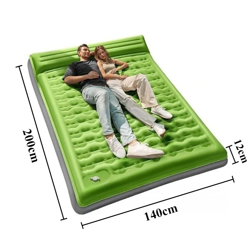 두꺼운 수면용 에어 매트리스 휴대용 점심시간 휴식용 편안한 에어 매트리스 야외 야영용품