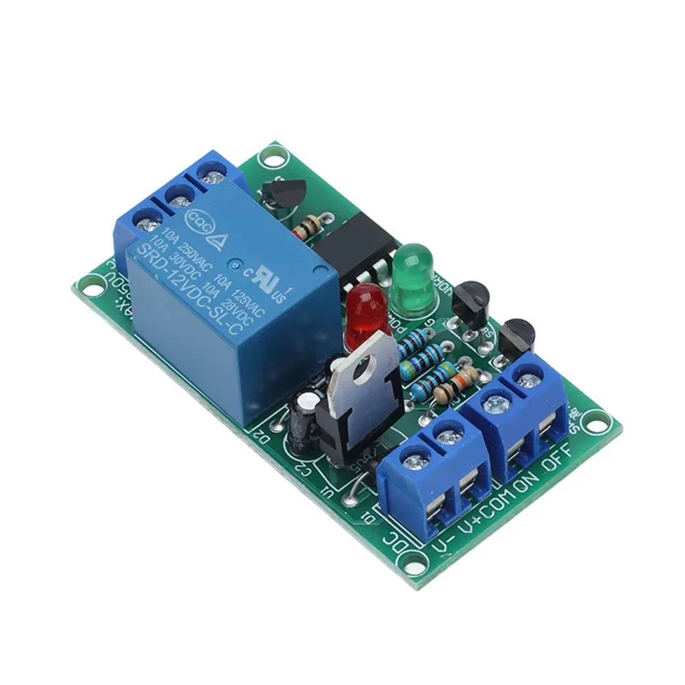 K71RS 12V Relay Module DC 12V 2 Button Switch 1 Channel Relay Module 1 Channel High Level Trigger Self Locking Relay Module