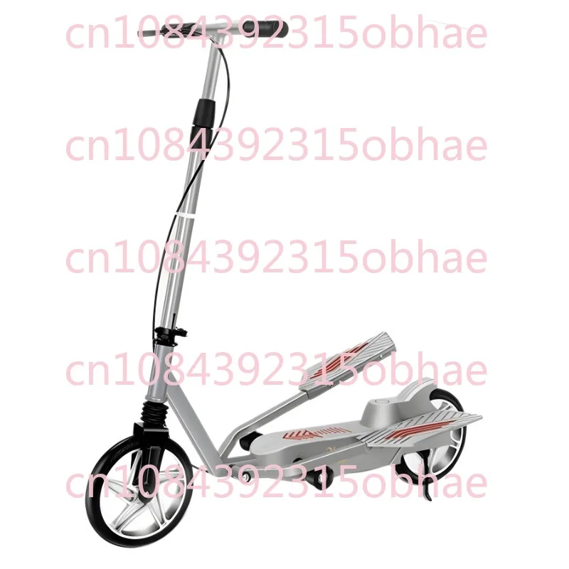 

Подростковый уличный педальный самокат, складной мобильный игрушечный велосипед, двухколесный педальный самокат для фитнеса