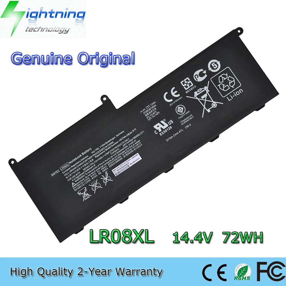 

LR08XL 14.4V 72Wh Laptop Battery for HP ENVY 15-3000 15-3100 15-3200 15t-3300 HSTNN-UB3H etc