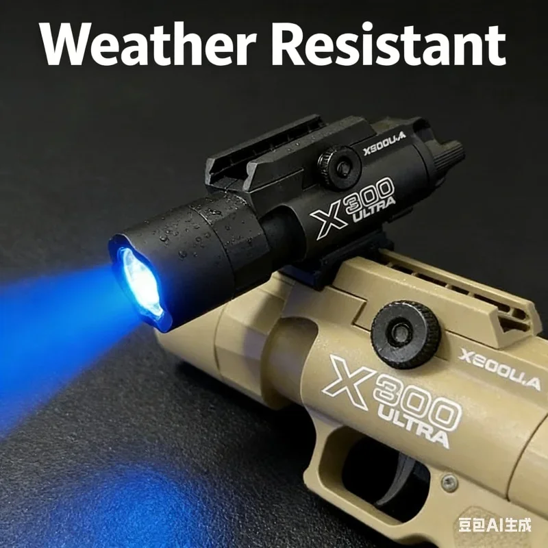 

Многофункциональный тактический фонарь X300U-A: подходит для рельсов 20 мм, для игрушечных страйкбольных пистолетов, охоты, матчей CS и военных игр