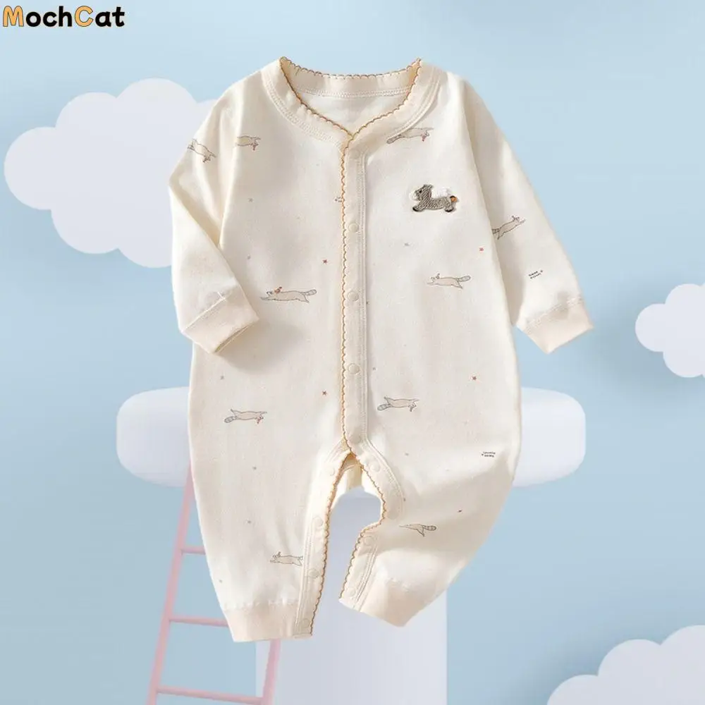 

Horse/Rabbit Cartoon Baby Romper Infant Romper Casual Outfit Cartoon Baby Jumpsuit One-piece 3-6-12 Month Cartoon Baby Bodysuit