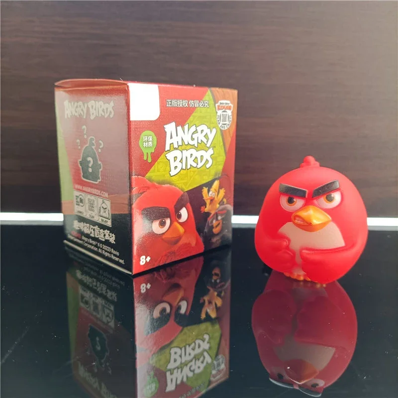 Angry Birds Boys and Girls Surprise Blind Box Fun Funny Personality Cute Doll Model Ornament Children's Soft Plastic Toy Gift