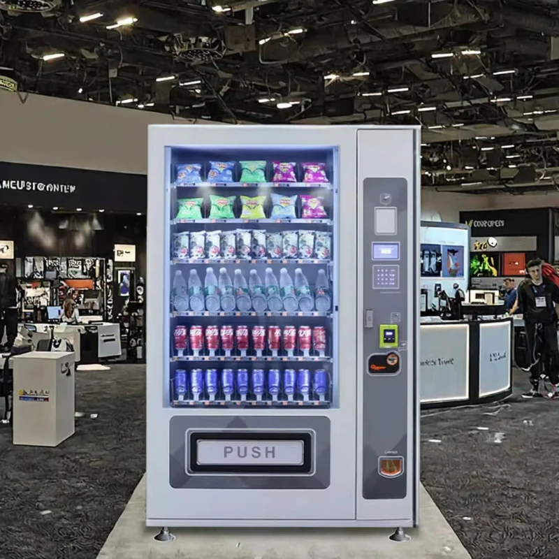 

Commercial Smart Retail Vending Machine Automated Snack Food Beverage Dispenser Self Service Kiosk Cabinet