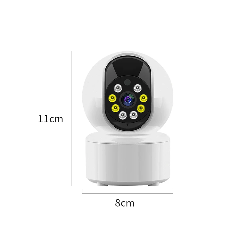 Caméra de surveillance PTZ HD A10, dispositif de sécurité domestique sans fil, avec vision nocturne et télécommande intelligente, résolution 1080P