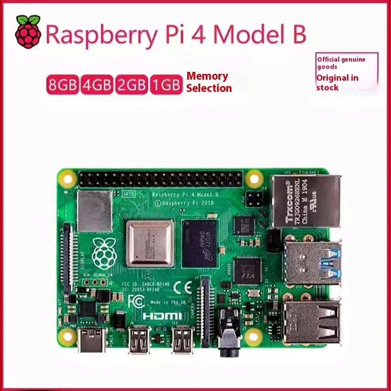 Raspberry Pi 4 الجيل PI4B / 5 الجيل Raspberry PI5 / 4B / 3B / 3B + لوحة المبتدئين برمجة الكمبيوتر Python