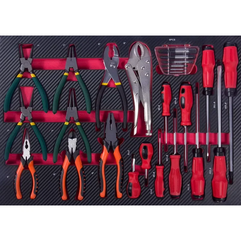Professional CR-V Hand Tool Set for Automotive Maintenance Versatile Combination Wrenches and Sockets Kit for Car Repair