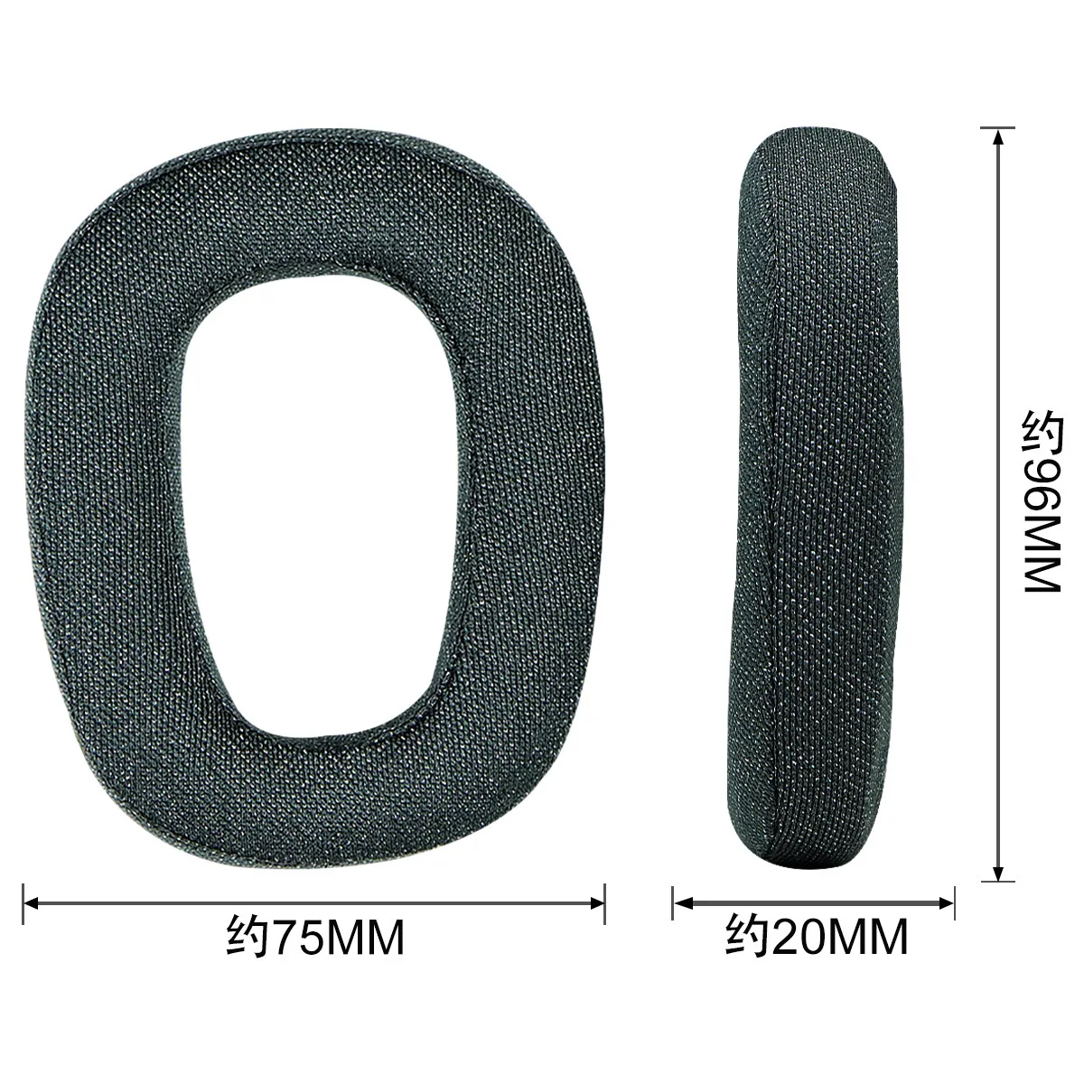 

Soft Foam Protein Leather Headphone Earpads Earpads Compatible For Logitech Zone vibe100 Headset Earmuff Earphone Sleeve，11.7