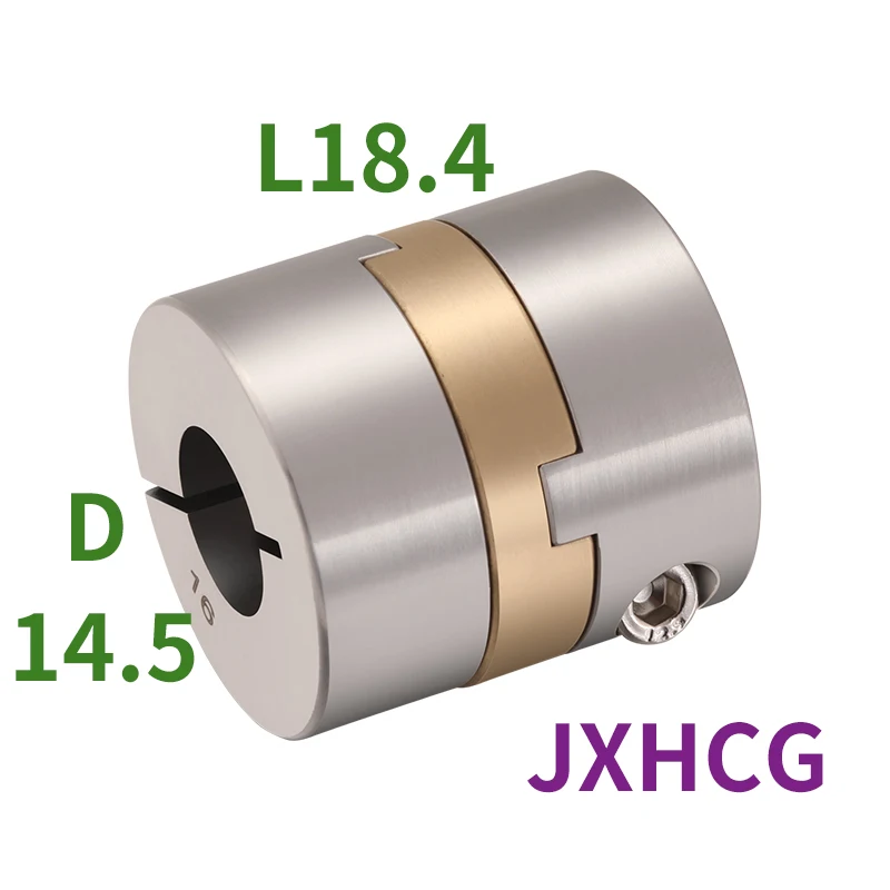 

JXHCGstainless steel D14.5L18.4cross slider coupling High precision motor rod aluminum bronze pad adjustment eccentric coupling