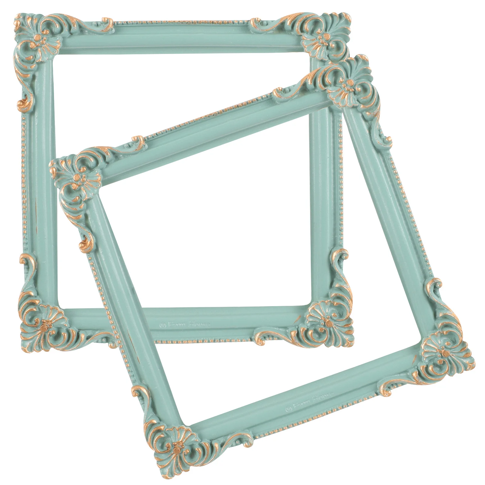 

2Pcs Vintage Mini Photo Frame Retro Resin Picture Frame for Table Decoration and Jewelry Display Ornament Mini Ornament Frames