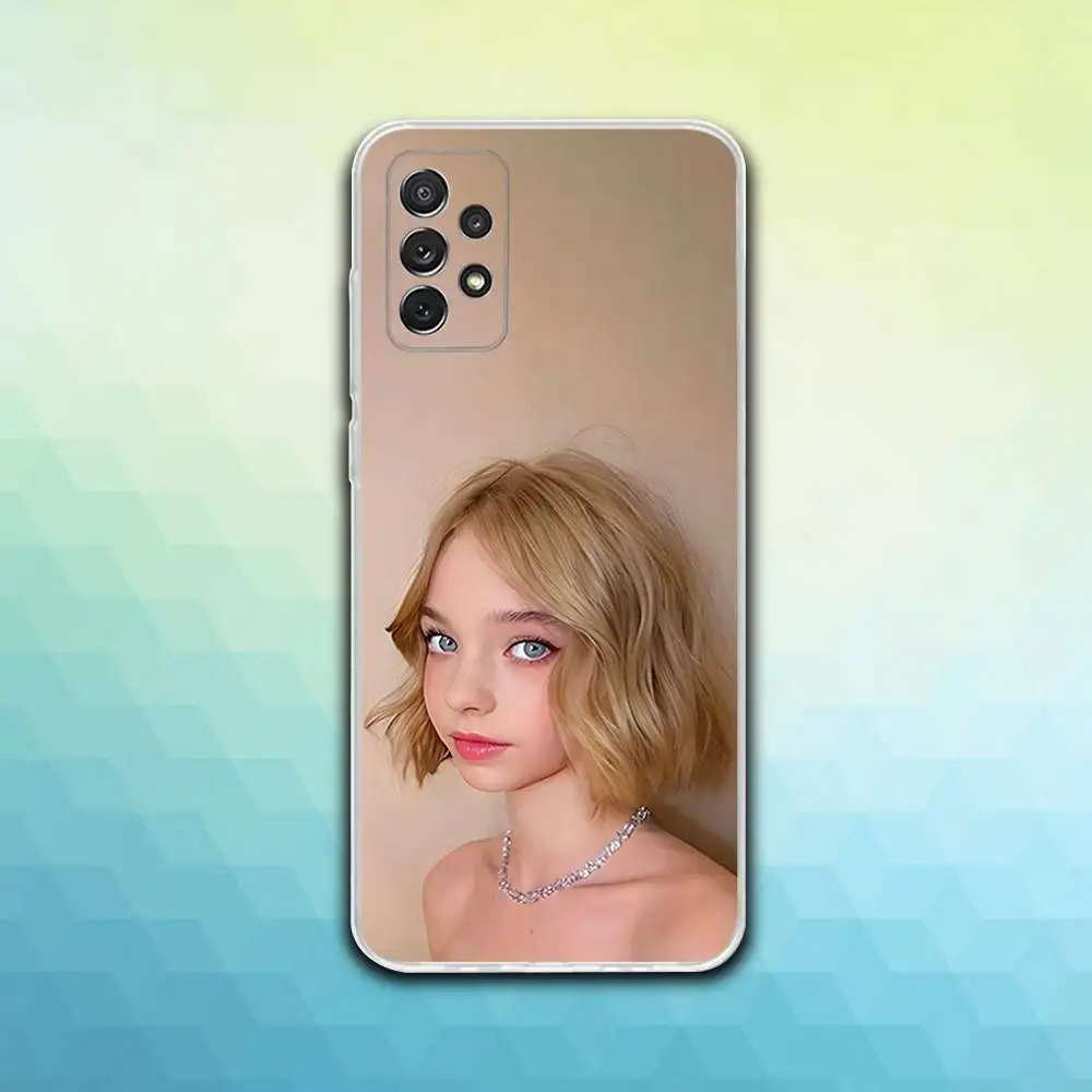 حافظة هاتف لهاتف سامسونج S30,23,21,22,20, FE lite,S10,9,8,7 PIus Note20ultra Soft E-Emma Actor M-Myers شفافة