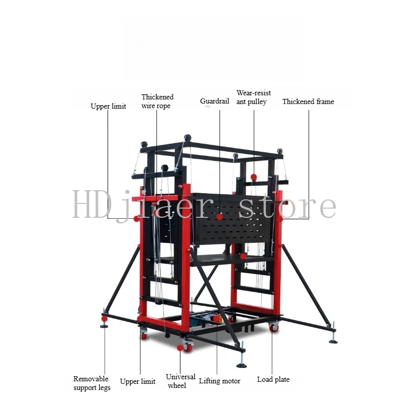 

Load-bearing capacity 400-1000kg Electric Scaffolding Mobile Automatic Platform Remote control Lift Indoor outdoor Decoration
