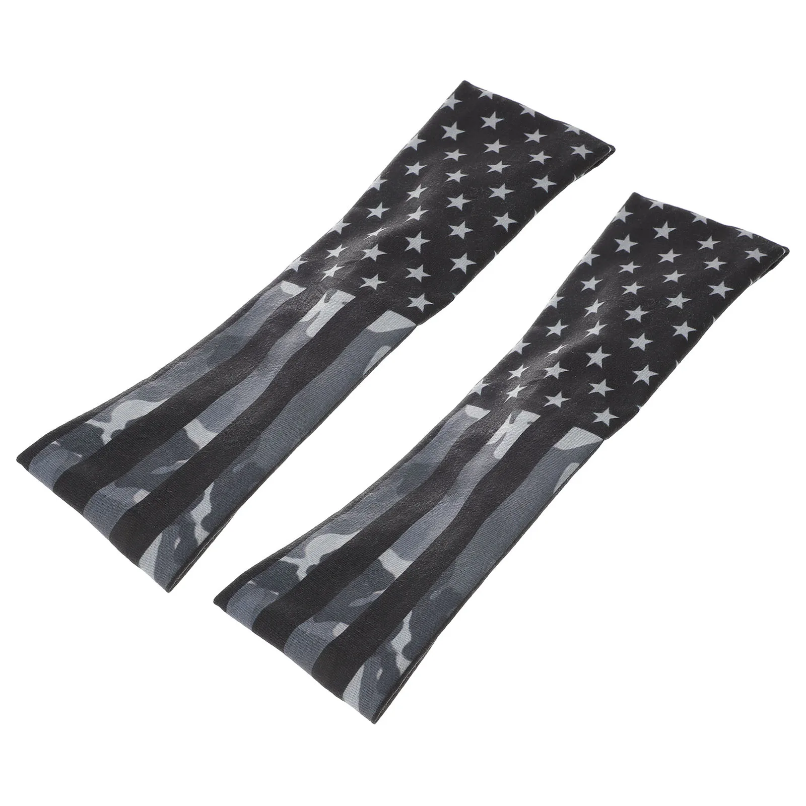

2Pcs Sports Headbands Elastic Hairbands for Yoga Running Workout Absorb Sweat Comfortable One Size Fits All