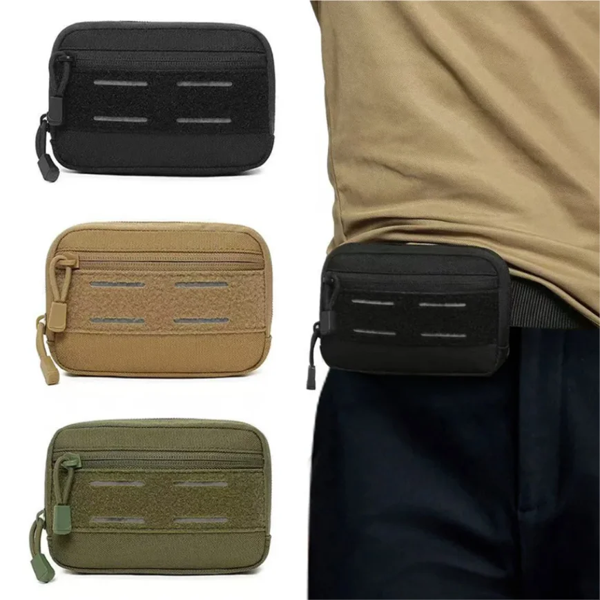 

Tactical Molle Admin Pouch for Outdoor EDC Tools and Accessories MultiFunctional Waist Fanny Pack for Camping and Hunting