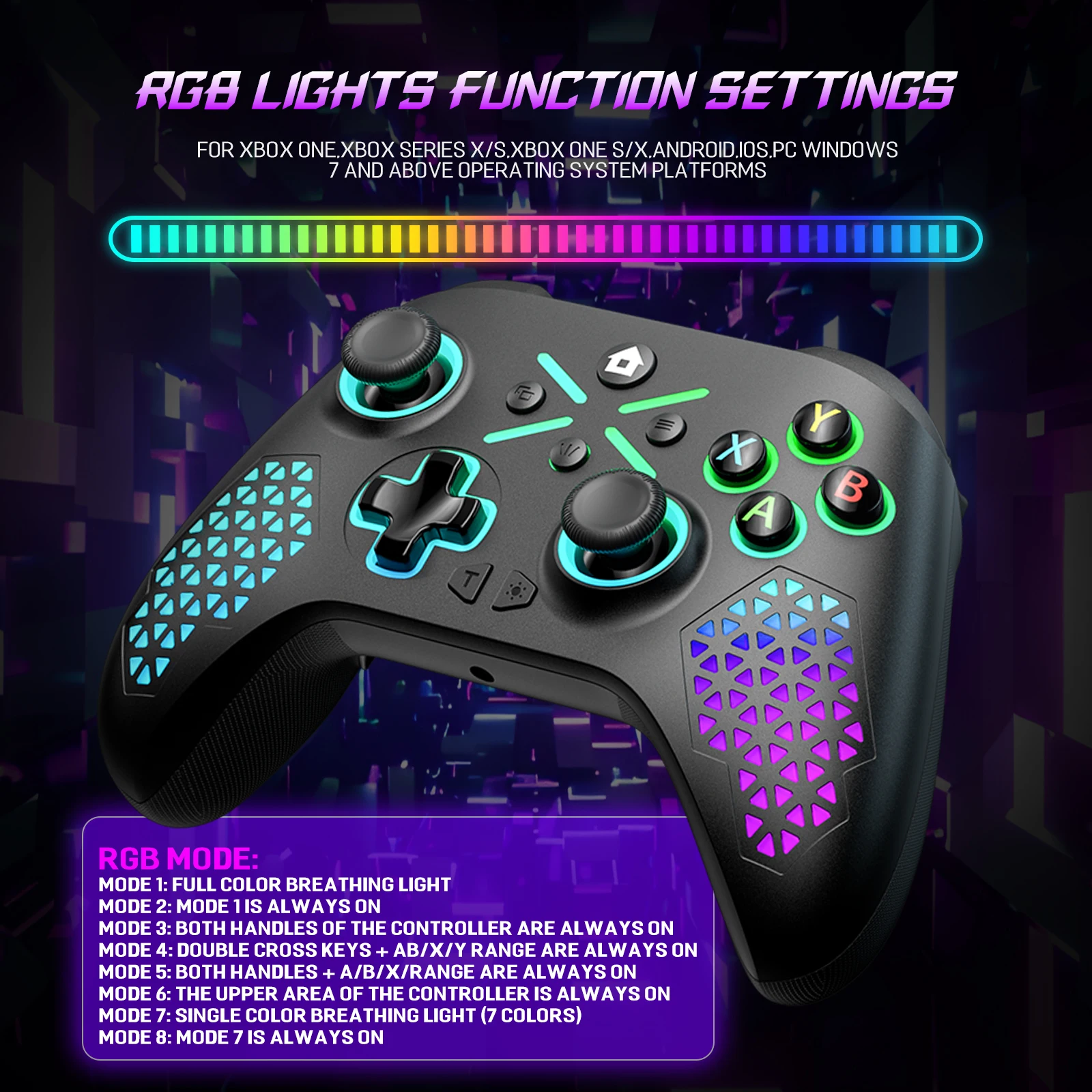 Für Xbox One/Seris S/X Windows PC Joystick Konsole Controller Dual Vibra Mit Sechs Achsen Gyroskop Spiel Gamepad eingebaute Batterie