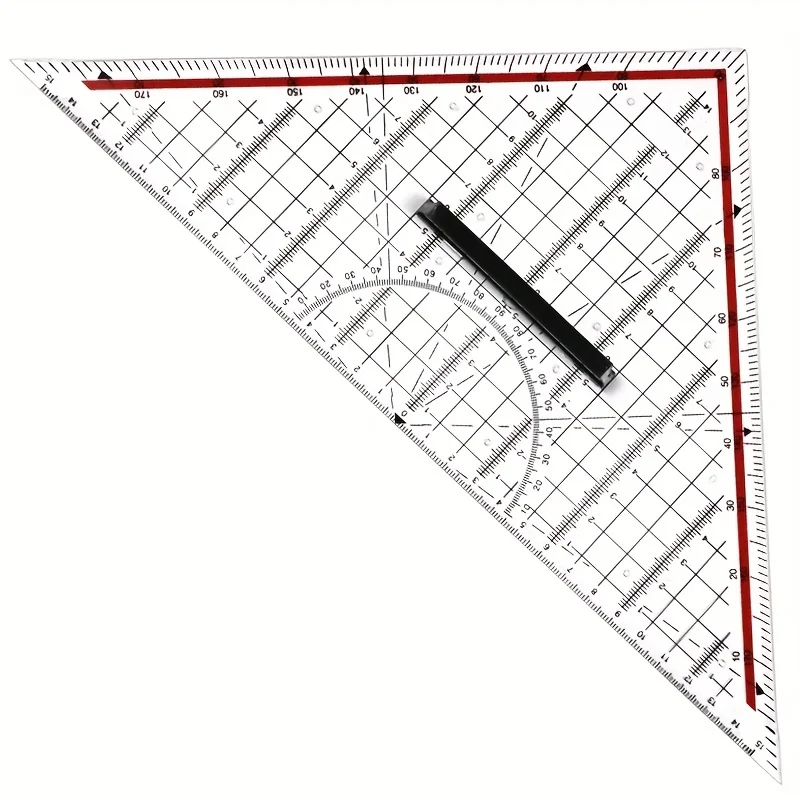 

Durable, Professional Woodworking Triangle Ruler - 20cm & 30cm, Precision Angle Measuring Tool for Interior Design and Drafting