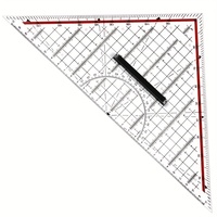 Durable, Professional Woodworking Triangle Ruler - 20cm & 30cm, Precision Angle Measuring Tool for Interior Design and Drafting