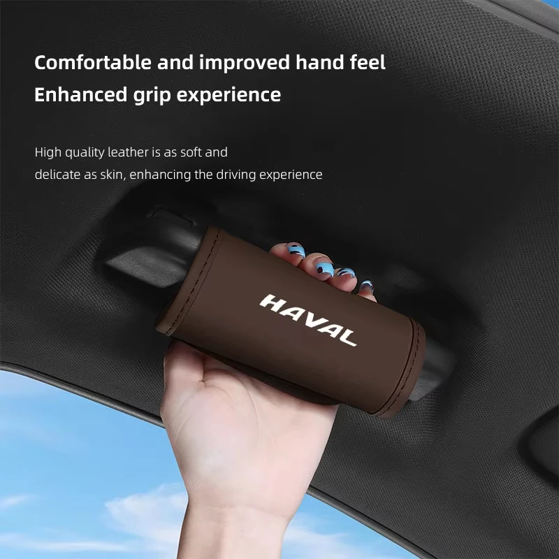 Car Roof Pull Handle Grip Cover for Haval M6 F7 H6 Dargo Jolion H9 H2 Wear Resistant Easy Install Grab Handle Protector