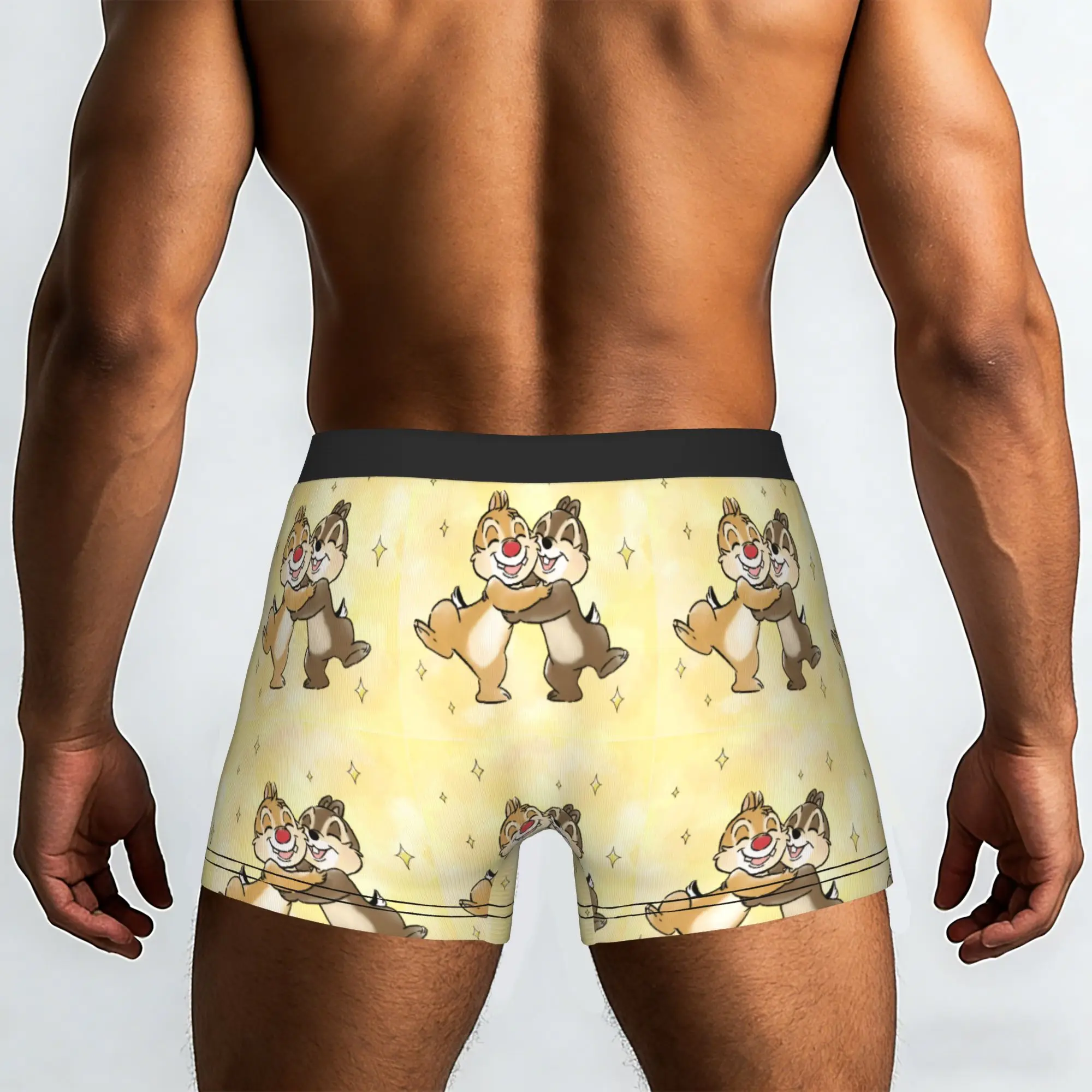 Custom Male Fashion Chip Anime D-Dales Underwear  Boxer Briefs Breathable Shorts Panties Underpants
