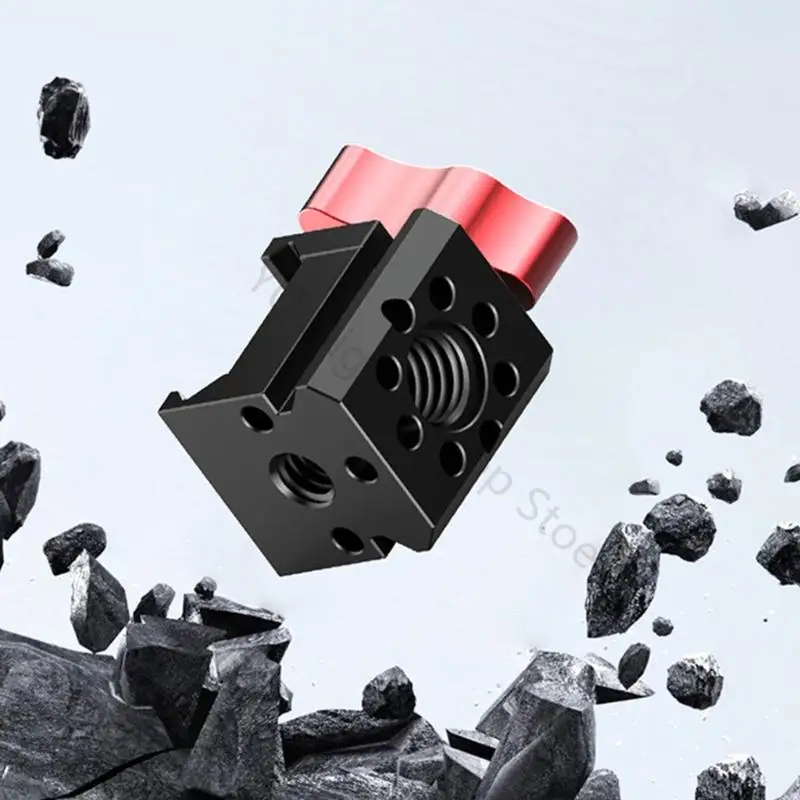 96BA Leichter Gleitklemmenadapter für DSLR-Rig- und Gimbal-Systeme mit mehreren Montagemöglichkeiten und 360°-Drehknopf – Detail 9
