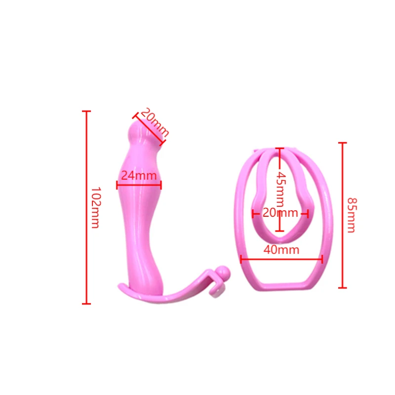 Penis Clip Chastity Panty Chastity Lock Male Cock Cage Panty Anal Plug Mimic Female Pussy Sexy Toy Sexy Toy for Men Adults