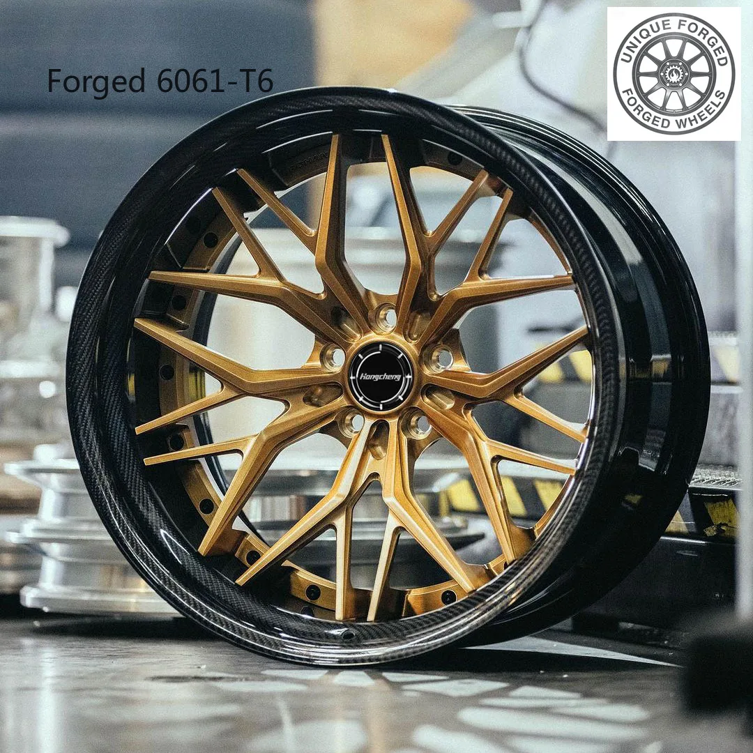 

2026 New Custom 2 Piece Forged Carbon Fiber Wheels 18-24 Inch Passenger Car High Performance Rims