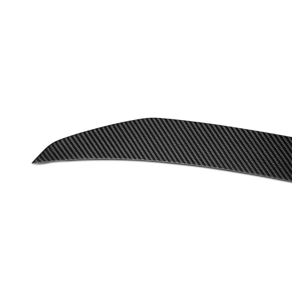 T-style Dry Carbon Fiber Rear Spoiler with Pressure Wings, Trunk Spoiler Suitable for 992 Carrera S