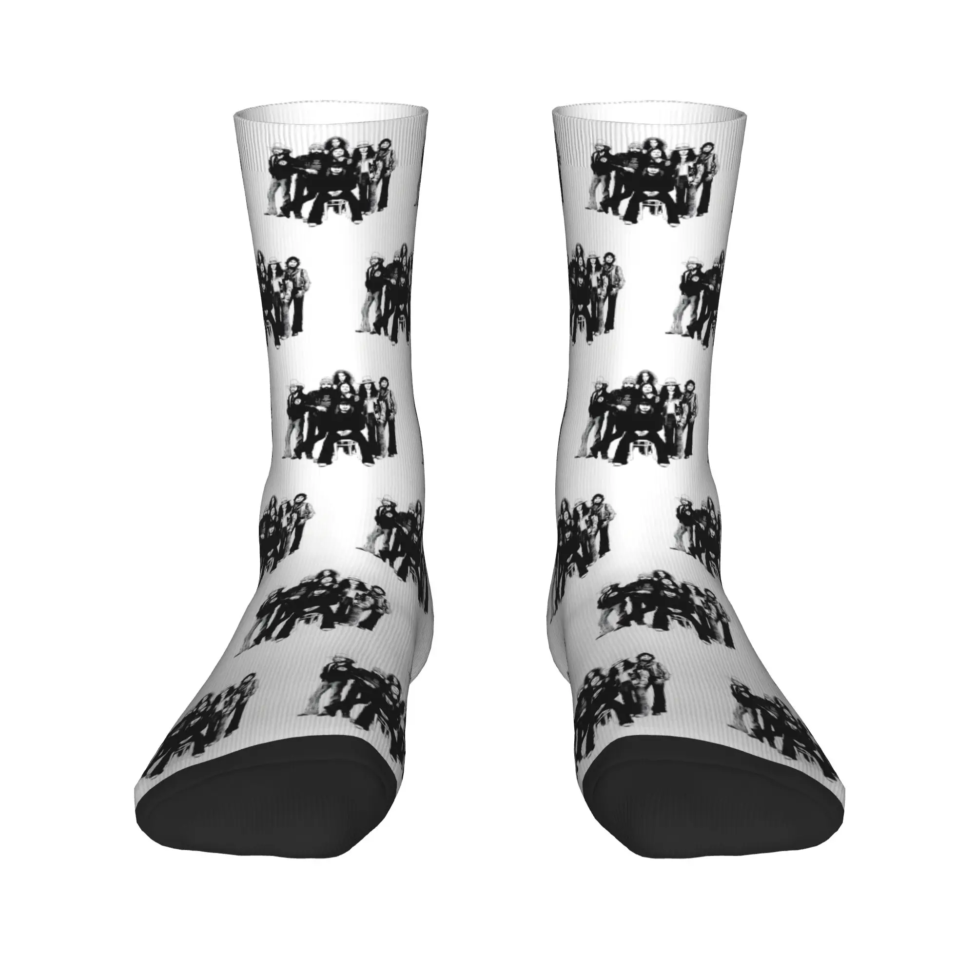 Southern Rock Simple Man Socks  Fashion Stockings Autumn Non-Slip Couple Socks Medium Soft Design Running Socks