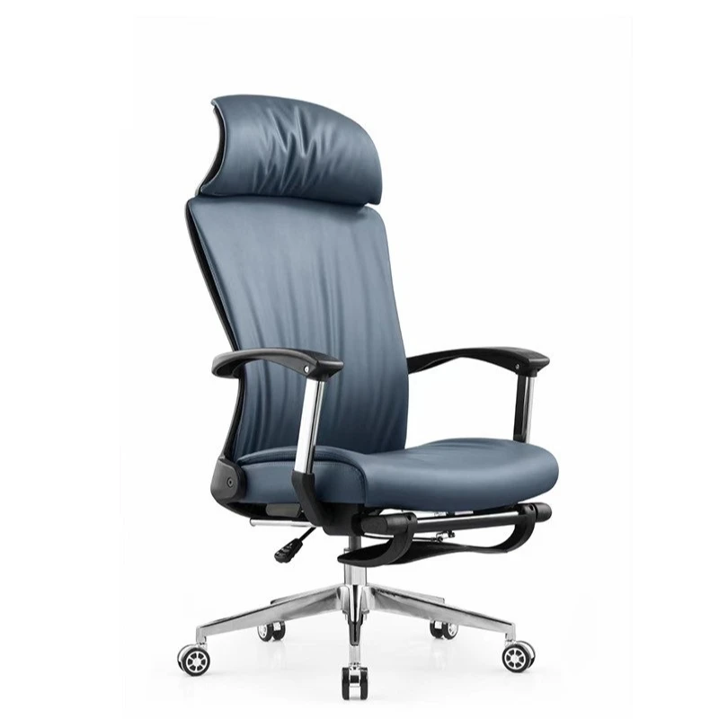 

High-end reclining Xipi lunch break chair with pedal lift computer chair car universal wheel conference chair long seat desk