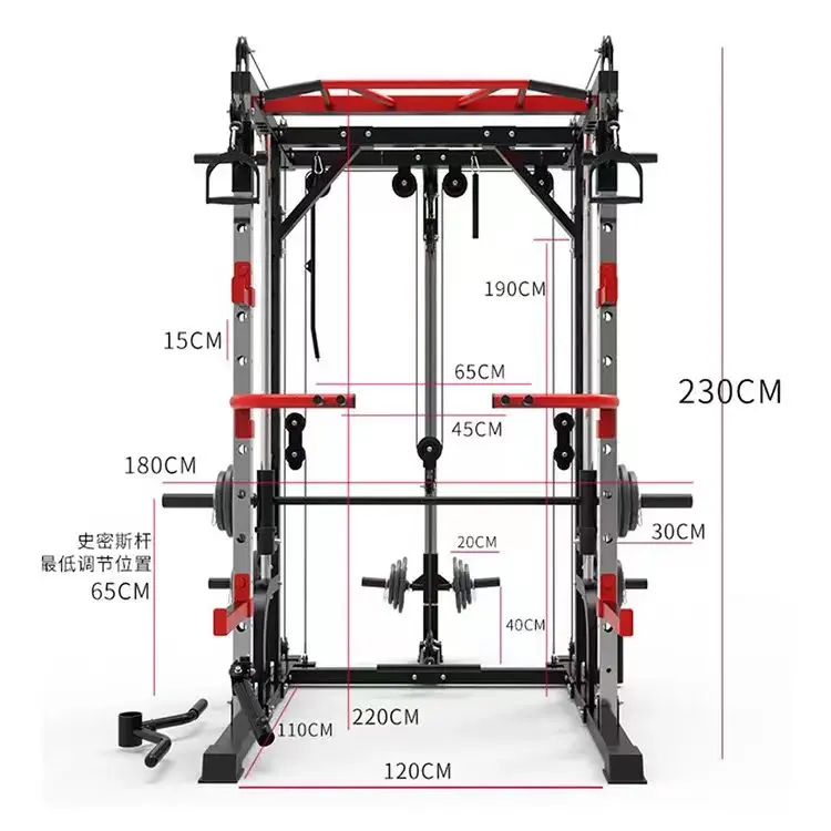 Factory Directly Sell Smith Machine Multi Functional Multifunction Gym Equipment Smith Machinepromote sales
