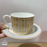 12Pcs gift box set Striped Dot Ceramic Espresso Coffee Cup Tea Milk Drinking Cups with Handle Mug for Office Novelty Gift