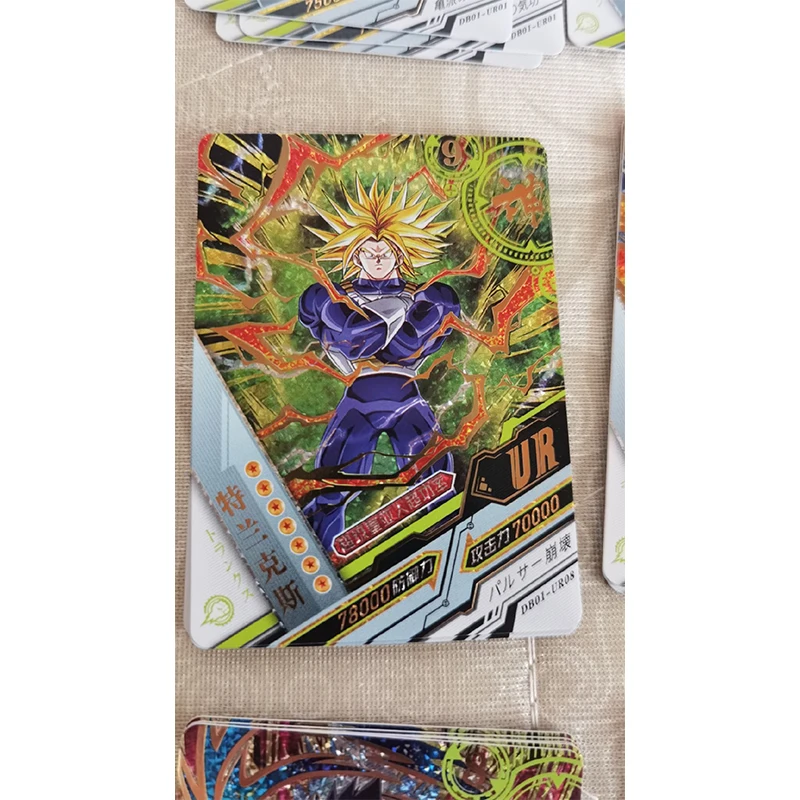 Anime Dragon Ball Kawaii UR CP Flash Card Torankusu Cell Piccolo Frieza Son Gohan Toys for boys Collection Cards Birthday Gifts