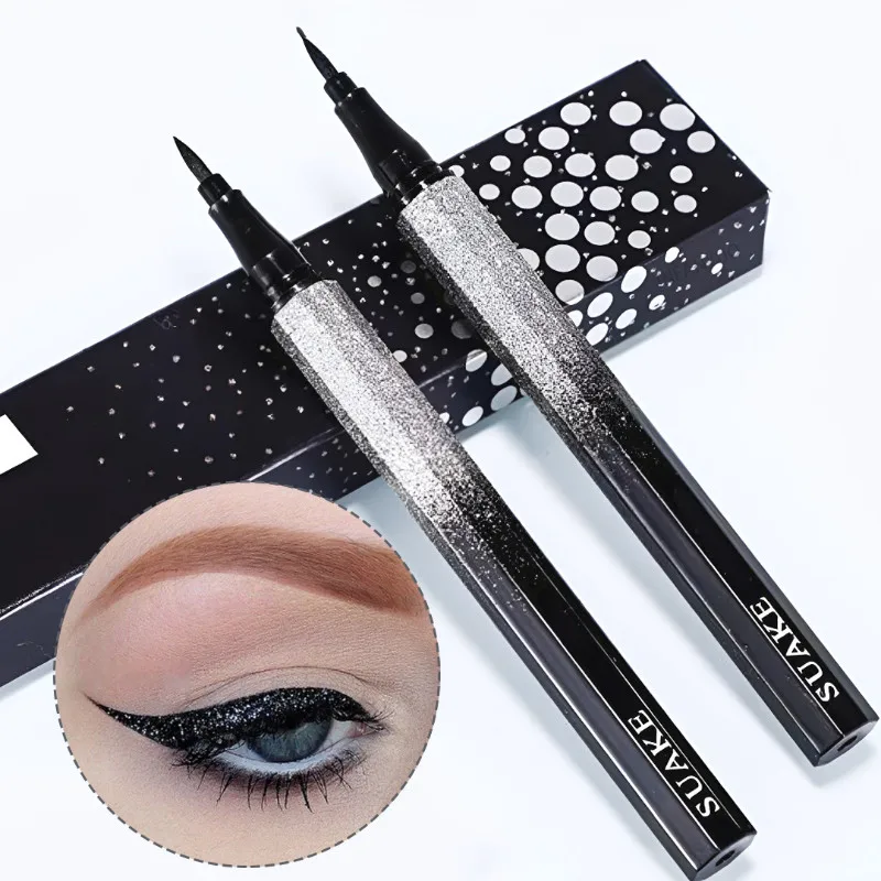 Delineador líquido à prova d'água – Secagem rápida, à prova de manchas para maquiagem de olhos negrito